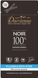 【100％】ダーデン　有機チョコレート　スティック　カカオ100%　48g　12袋入※(小ロット）チョコレート内で混載３ボール～（大ロット）単品6ボール単位